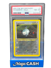 Pokémon - PSA 8 Magnemite Holo 7/75 Neo Discovery - Mega Cash Sydney