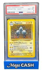 Pokémon - PSA 8 - Magneton Holo - 9/102 Base Set - Mega Cash Sydney