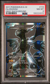 Pokémon - PSA 8 Zekrom 114/114 Black & White Base - Mega Cash Sydney