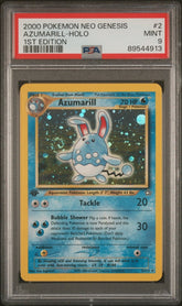 Pokémon - PSA 9 - 1ST Edition Azumarill Holo - 2/111 Neo Genesis - Mega Cash Sydney