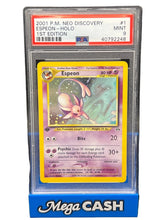 Pokémon - PSA 9 1ST Edition Espeon Holo 1/75 Neo Discovery - Mega Cash Sydney