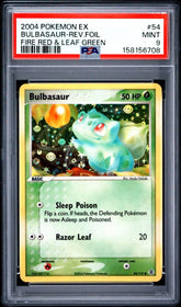 Pokemon PSA 9 Bulbasaur 54/112 Fire Red & Leaf Green EX - Mega Cash Sydney