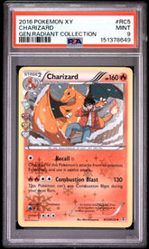 Pokémon - PSA 9 Charizard RC5/RC32 XY Generations Radiant Collection - Mega Cash Sydney