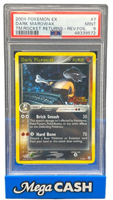 Pokémon - PSA 9 Dark Marowak 7/109 Ex Team Rocket Returns Rev Holo - Mega Cash Sydney