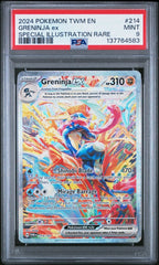 Pokemon - PSA 9 Greninja ex 214/167 Twilight Masquerade - Mega Cash Sydney