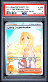 Pokemon - PSA 9 Lillie’s Determination 184/132 Mega Evolutions Base - Mega Cash Sydney