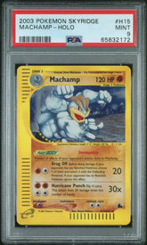 Pokemon - PSA 9 Machamp H15/H32 Skyridge - Mega Cash Sydney