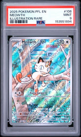 Pokémon - PSA 9 Meowth 1096/094 Phantasmal Flames - Mega Cash Sydney