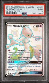 Pokémon - PSA 9 - Mewtwo GX - SV59/SV94 - Hidden Fates - Mega Cash Sydney