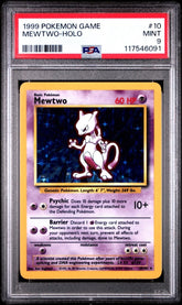 Pokémon - PSA 9 Mewtwo Holo 10/102 Base Set - Mega Cash Sydney