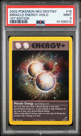 Pokémon - PSA 9 - Miracle Energy Holo - 16/105 Neo Destiny - Mega Cash Sydney