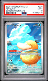 Pokémon - PSA 9 Psyduck 226/217 Ascended Heroes - Mega Cash Sydney