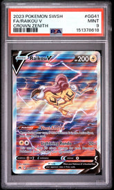 Pokémon - PSA 9 Raikou V GG41/GG70 Crown Zenith - Mega Cash Sydney