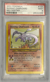 Pokemon - PSA 9 Shining Charizard Neo Destiny - Mega Cash Sydney
