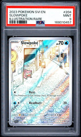 Pokémon - PSA 9 Slowpoke 204/198 Scarlet & Violet Base - Mega Cash Sydney