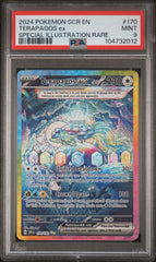Pokémon - PSA 9 Terapagos Ex 170/142 Stellar Crown - Mega Cash Sydney