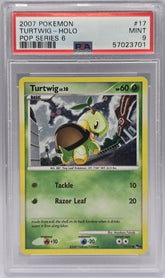 Pokemon - PSA 9 Turtwig 17/17 Pop Series 6 - Mega Cash Sydney