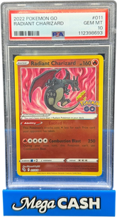 Pokémon - Radiant Charizard 011/078 PSA 10 - Mega Cash Sydney