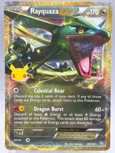 Pokémon - Rayquaza Ex 85/124 30TH Anniversary Celebrations - Mega Cash Sydney