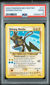 Pokémon - Shining Raichu 111/105 PSA 2 - Mega Cash Sydney