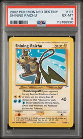 Pokémon - Shining Raichu 111/105 PSA 6 - Mega Cash Sydney