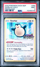 Pokémon - Snorlax Prerelease Promo SWSH068 PSA 9 - Black Star Promos - Mega Cash Sydney