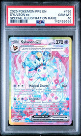 Pokémon - Sylveon ex 156/131 PSA 10 - SIR Prismatic Evolutions GEM MINT - Mega Cash Sydney
