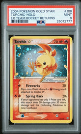 Pokemon - Torchic Gold Star PSA 9 EX Team Rocket Returns - Mega Cash Sydney