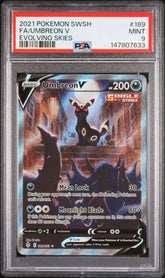 Pokémon - Umbreon V 189/203 - Evolving Skies - PSA 9 - Mega Cash Sydney