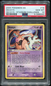 POP 2- Deoxys Stadium Challenge promo 16/107 - PSA 10 RARE - (Consignment) - Mega Cash Sydney