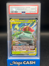 PSA 10 Celebi & Venusaur Gx Team Up - Mega Cash Sydney