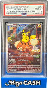 PSA 10 Detective Pikachu 098/SV - P - Mega Cash Sydney