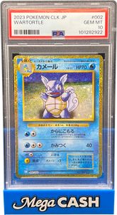 PSA 10 Japanese Classic Collection Wartortle 002/032 - Mega Cash Sydney