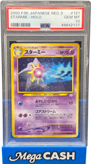PSA 10 Japanese Neo 3 Starmie Holo 121 - Mega Cash Sydney