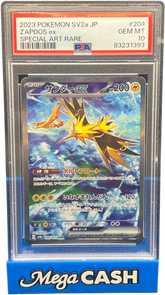 PSA 10 Jpn Zapdos Ex 204/165 S&V 151 - Mega Cash Sydney