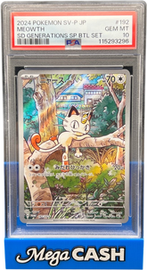 PSA 10 Meowth Jpn 192/SV - P - Mega Cash Sydney