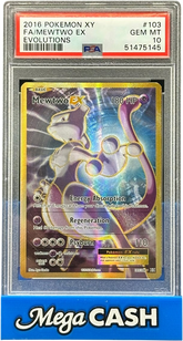PSA 10 Mewtwo EX - Evolutions - 103/108 - Mega Cash Sydney