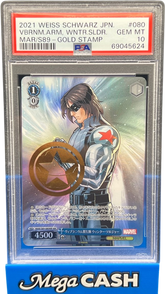 PSA 10 - Weiss Schwarz Japanese Winter Soldier - Mega Cash Sydney