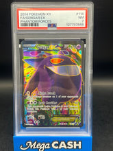 PSA 7 Gengar EX 114/119 Phanton Forces - Mega Cash Sydney