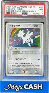 PSA 7 Togetic Holo - Rocket Gang Strikes Back - 057/084 - Mega Cash Sydney