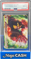 PSA 8 HG & SS Ho - Oh Legends Holo 111/123 - Mega Cash Sydney