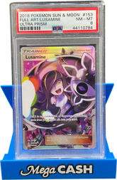 PSA 8 Lusamine 153/156 Ultra Prism - Mega Cash Sydney
