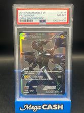 PSA 8 Zekrom 114/114 Gray Background Error Black & White Base - Mega Cash Sydney