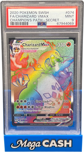 PSA 9 Charizard V Max 074/073 Champions Path - Mega Cash Sydney