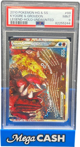 PSA 9 HG &SS Kyogre & Groudon Legends Holo Undaunted 88/90 - Mega Cash Sydney