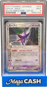 PSA 9 Japanese Espeon Holo 049/086 Holon Research Tower - Mega Cash Sydney