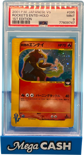 PSA 9 JPN ROCKET’S ENTEI HOLO 1ST EDITION 095/141 MINT - Mega Cash Sydney