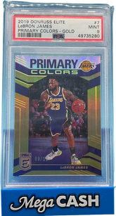 PSA 9 LeBron James 2019 Donruss Elite - Mega Cash Sydney