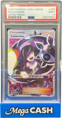 PSA 9 Lusamine 153/156 Ultra Prism - Mega Cash Sydney