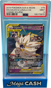 PSA 9 SOLGALEO&LUNALA GX 75/236 - Mega Cash Sydney